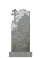 Мраморный памятник (крест с розами) 110х45