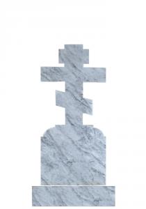 Мраморный памятник (крест) 100х45