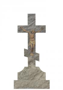 Мраморный памятник (крест) 110х45