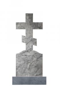 Мраморный памятник (крест) 110х45